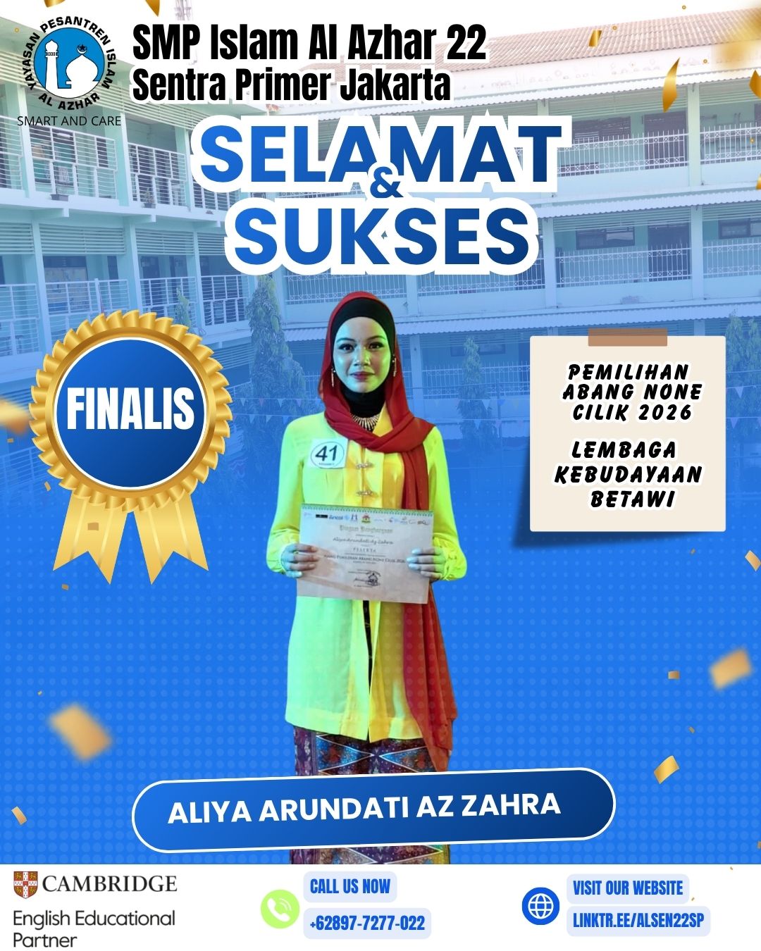 Deretan Prestasi Non-Akademik Murid SMP Islam Al Azhar 22 Sentra Primer