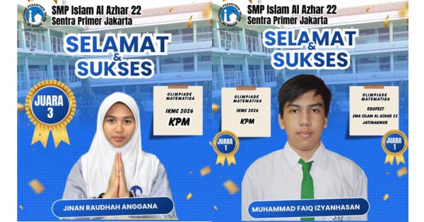 Prestasi Murid SMPIA 22 Sentra Primer di Olimpiade Tingkat Nasional