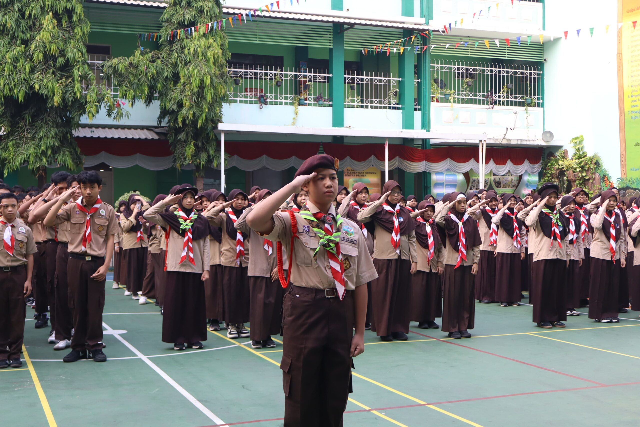 Upacara Hari Pramuka Nasional SMPIA 22 Sentra Primer