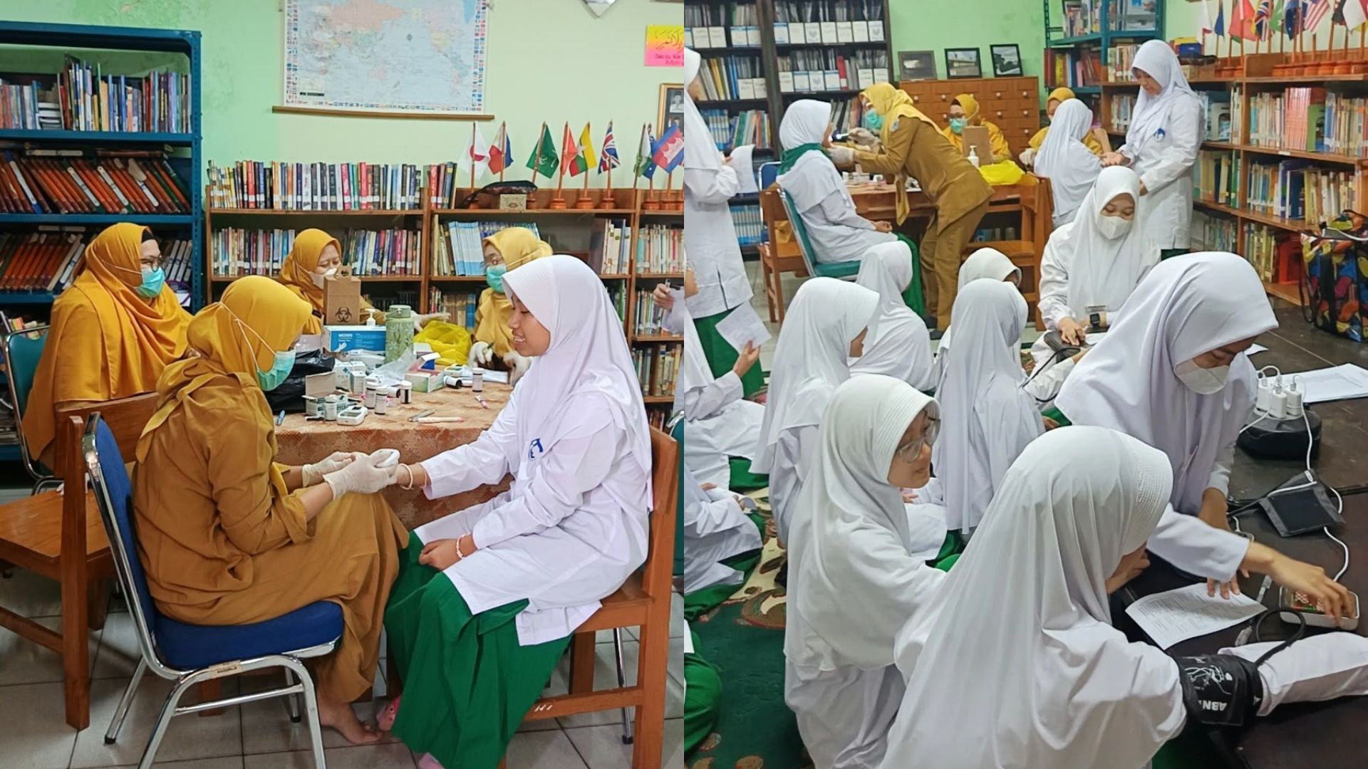 Skrining Kesehatan SMPIA 22 Sentra Primer, Jaga Kesehatan Murid