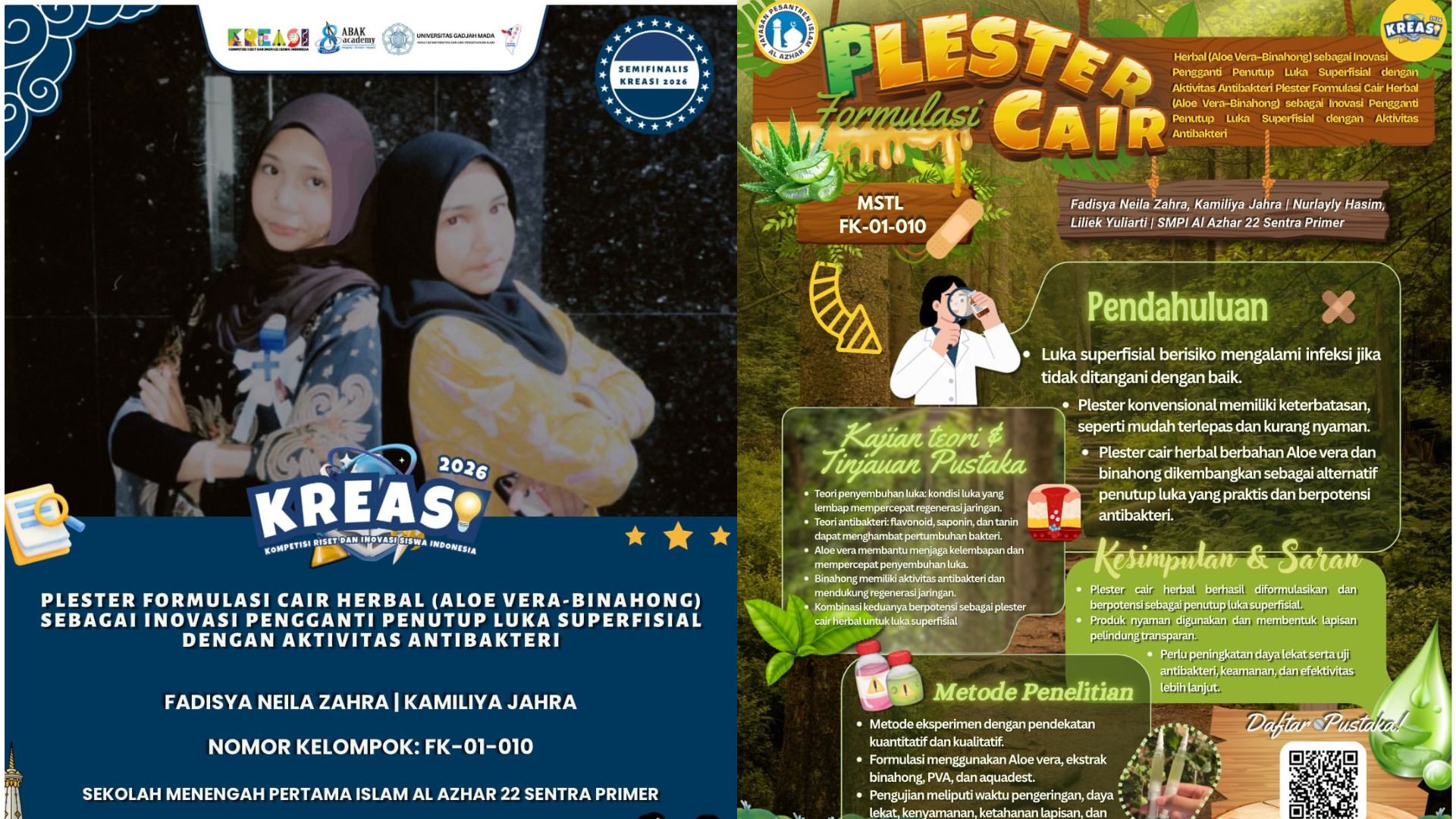 Riset hingga Inovasi, Aksi Murid SMPIA 22 di KREASI 2026