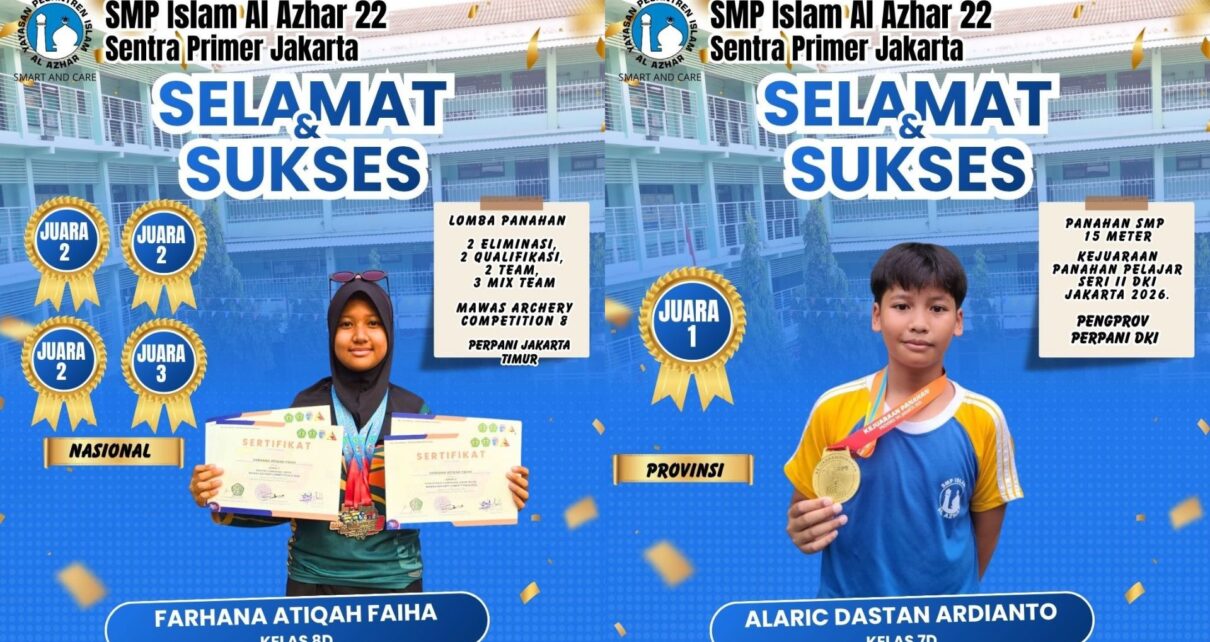 Bidik Prestasi! Murid SMPIA 22 Bersinar di Arena Panahan