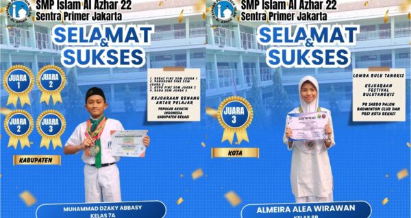 Ragam Prestasi Murid SMPIA 22 di Arena Olahraga